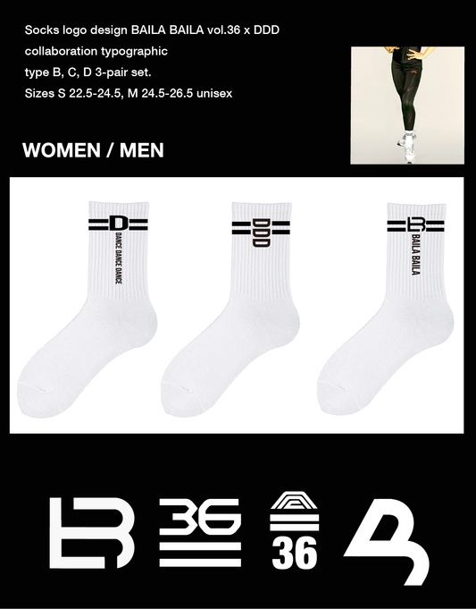 BB36ソックス３足SET